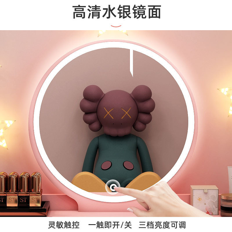 飘窗梳妆台小户型窗台坐地化妆桌子现代简约网红ins风卧室化妆台|undefined