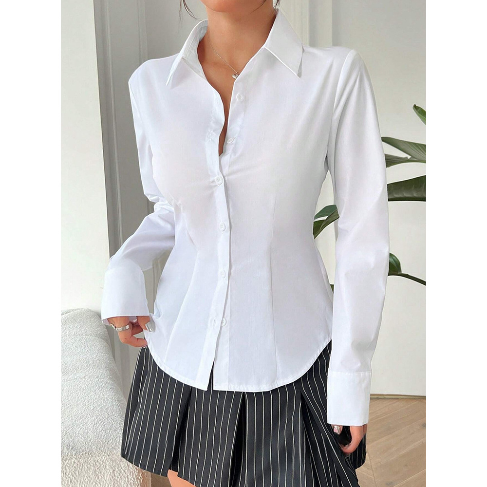autumn fitted design elegant shirt