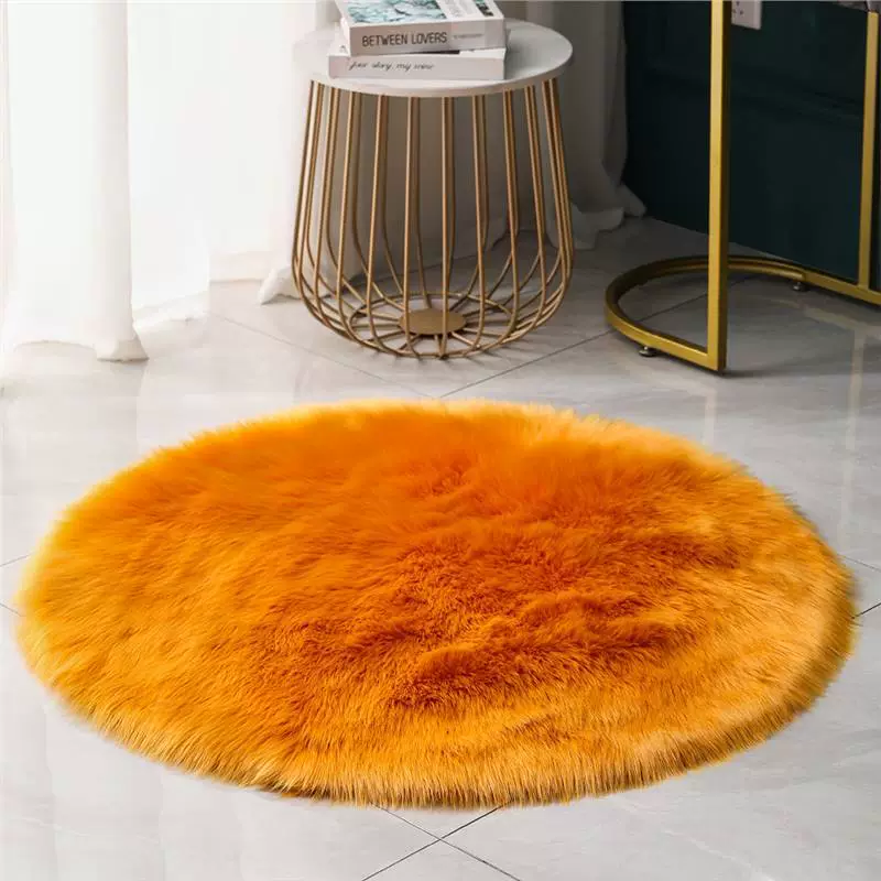 Round Modern Carpet, Simple Elegant Design, Multiple Colors, Diameters 30–180 cm
