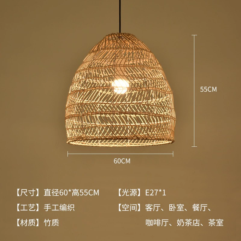 Lights, coffee ceiling lamp for living room, retro pumpkin lantern for hotel, style