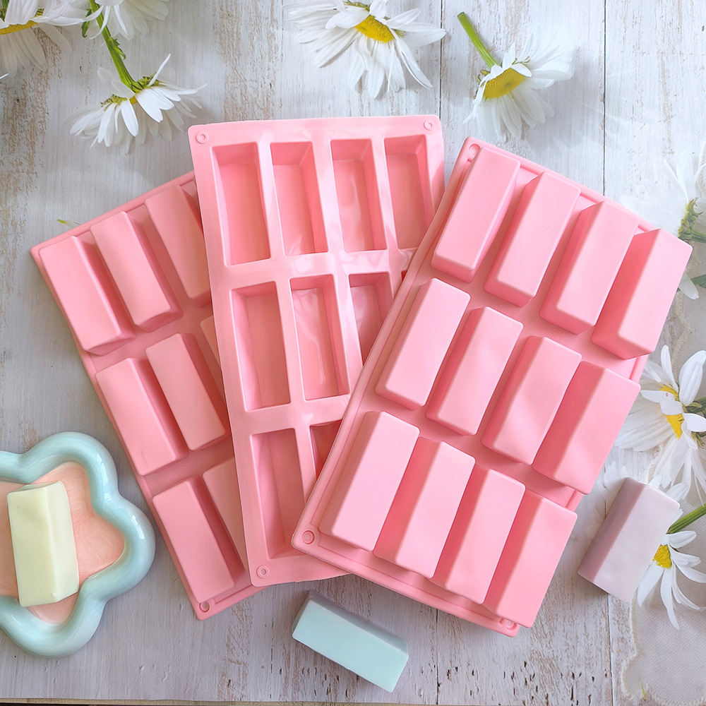 12-piece Long 133 Shape Mousse Shape Cake Mold diy Snack Baking Tool Silicone Mold