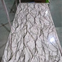 UV板木饰面板免漆护墙板仿大理石光板工程酒店装饰板材防撞