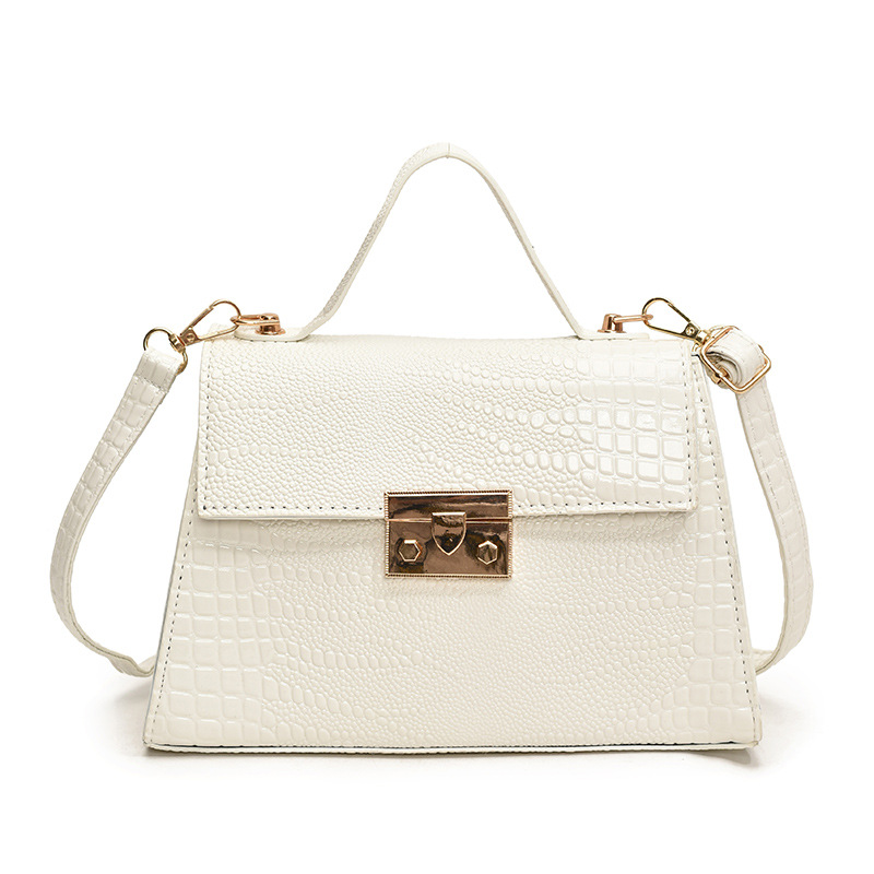 Bolso de hombro casual, bolso de mochila de patrón de pescado, invierno 2024 nuevo estilo de moda simple bolso de mano bolso de mujer