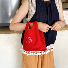杂物小拎包女生通勤上班族韩版百搭便当手提袋手提包学生杂物小包
