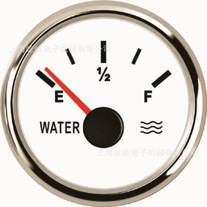 Water Level Gauge for Cars, Trucks, Excavators, Ships, Yachts, Water Meters, Water Tank Gauges, Liquid Level Meters, with Backlight, 12V/24V