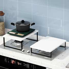 煤气灶上的放电磁炉支架子桌子厨房家用天然垫板隔板灶台液化燃气