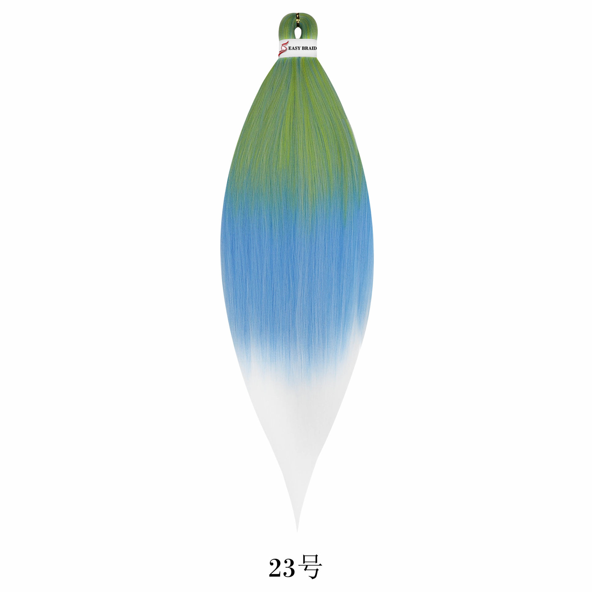 Peluca trenzada grande EZ de 26 pulgadas para mujer, peluca trenzada fácil de fibra sintética africana, suave y esponjosa, de seda de baja temperatura