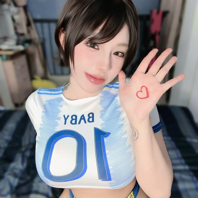 Guino Sexy Lingerie Cos Sexy Football Babe Outfit Stadium Flirting Lingerie Temptation Without Taking Off