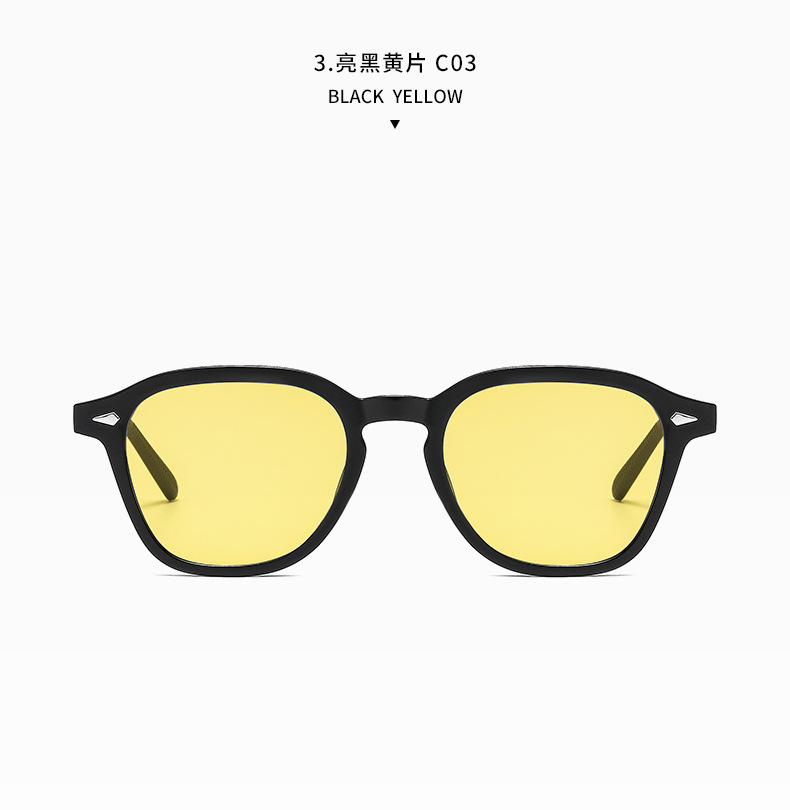 45g Weight UV400 Protection, UV Protection, Resin Lens Material Fashion Style White, Transparent, Black Color Fashion UV400 Protection UV Protection Resin Men's Sunglasses 12
