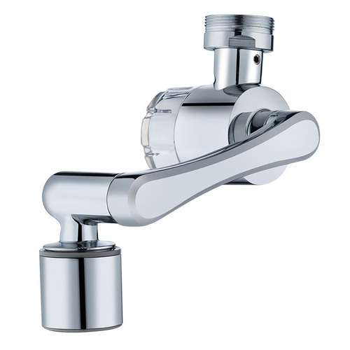 Double-layer filtering mechanical arm universal faucet with rotatable spout washbasin bubbler anti-splash extension artifact