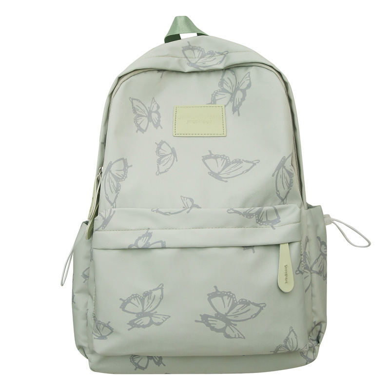 Mochila japonesa de nicho mariposa para mujeres, mochila de clase para estudiantes, mochila de viaje de ocio de gran capacidad para mujeres