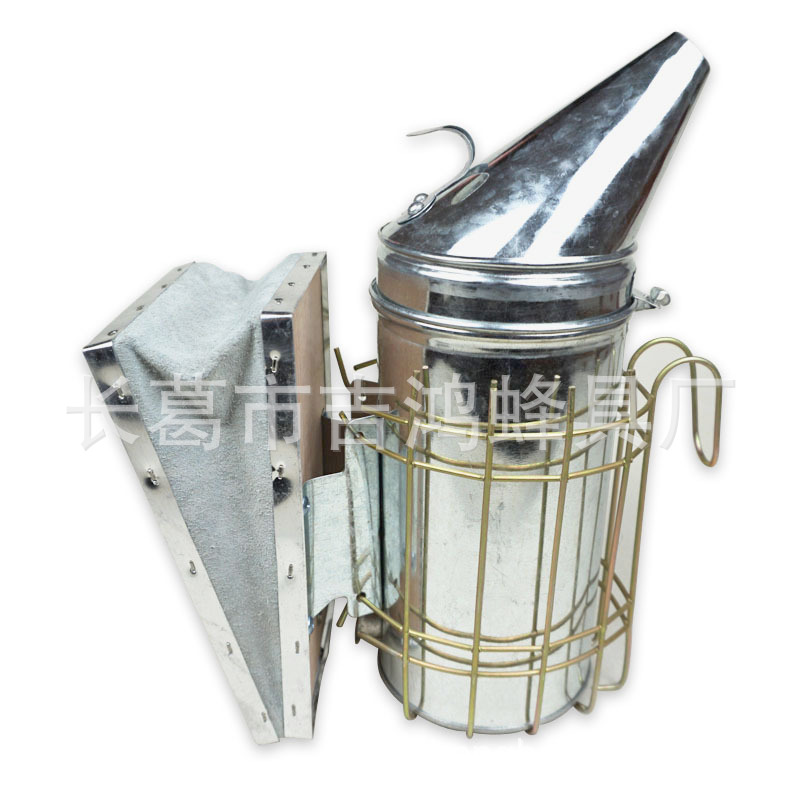 镀锌铁喷烟器 熏烟器经济型镇蜂熏蜂牛皮革气包吉鸿蜂具厂批发