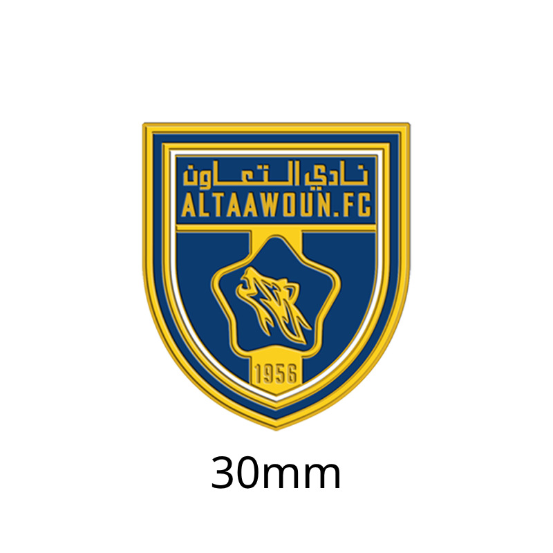 Insignias metálicas transfronterizas, pegatinas para teléfonos móviles, broches, Copa Mundial, Liga de Campeones, club de fútbol, insignias del Real Madrid, insignias del Liverpool al por mayor