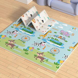 Children's crawling mat children's baby foldable out baby thickened portable household folding hair generation