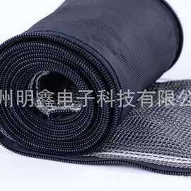 专业生产镀锡铜屏蔽套管 拉链屏蔽护套中车高铁线束保护套高阻燃