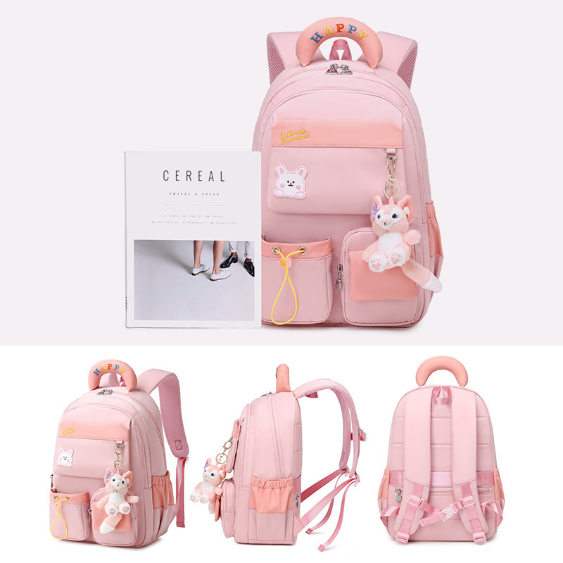 大学生校园中学生书包双肩包女韩版潮流时尚2022高中背包初中