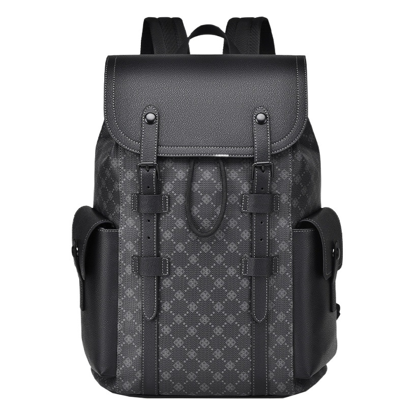 Mochila nueva 2025, la más fácil para combinar, bolso de ordenador de negocios con textura informal, mochila de alta gama para viajes de negocios para hombres
