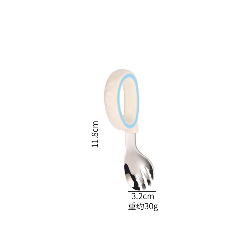 하늘색 싱글 포크