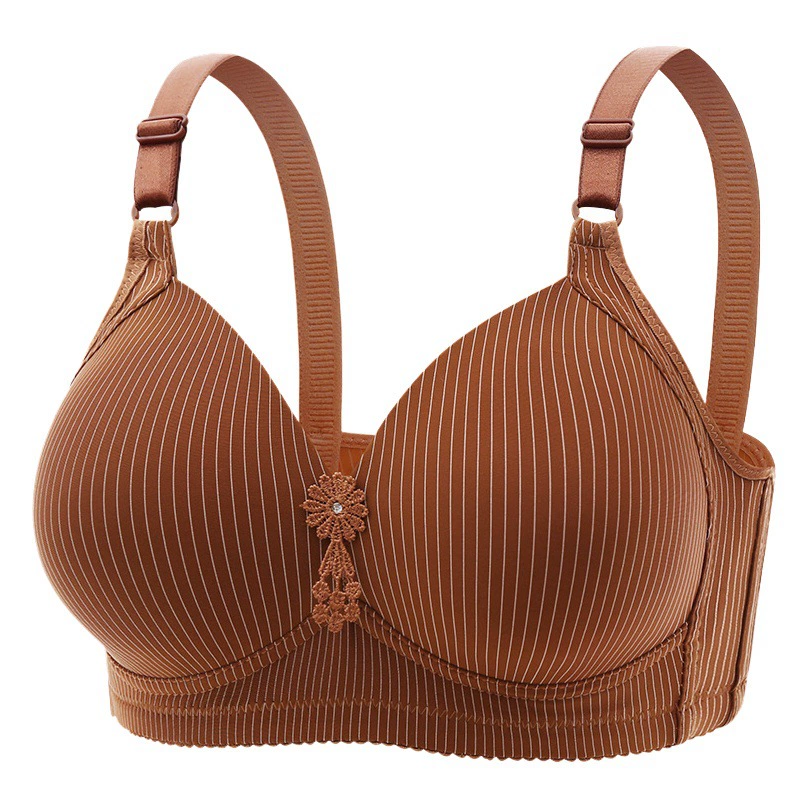 Высококачественная мать среднего и пожилого возраста в полоску провисает без стального кольца, большая грудь, маленькое нижнее белье, пухлая девушка, бюстгальтер больших размеров