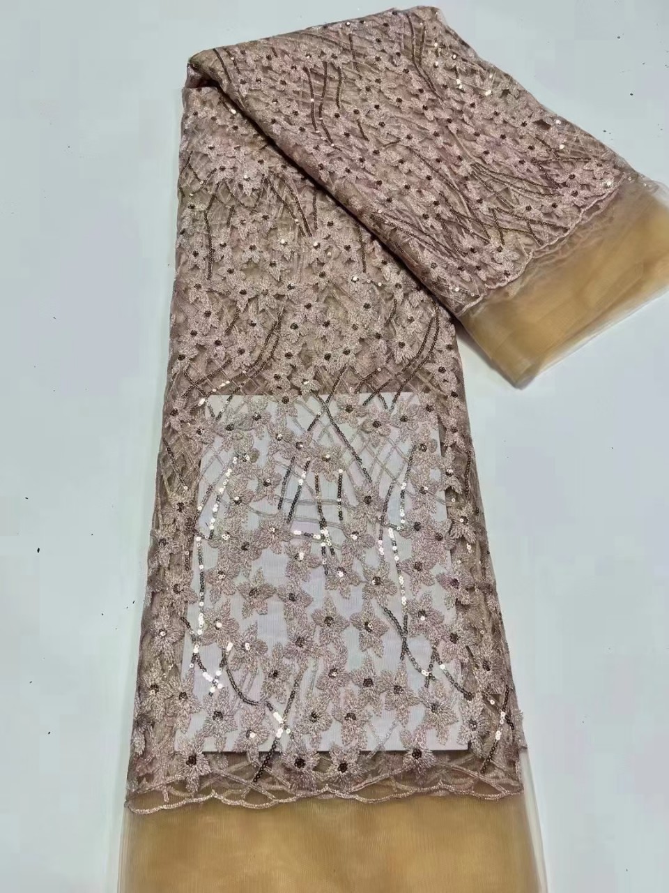 Primavera línea compuesta tela de encaje lentejuelas ropa los niños vestido estrella flor cheongsam hanfu bordado JX2618 image 15