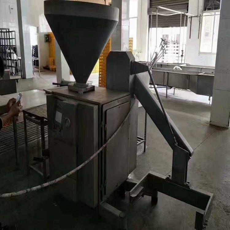 Máquina de enema de salchichas, máquina de llenado de salchichas de cerdo de acero inoxidable, máquina de enema hidráulico de salchichas de perro caliente automática