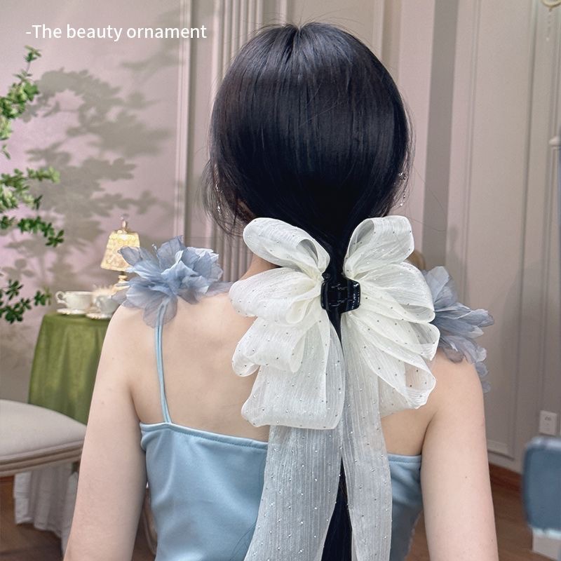 Women's Elegant Sweet Bow Knot Cloth Hair Claws display picture 18