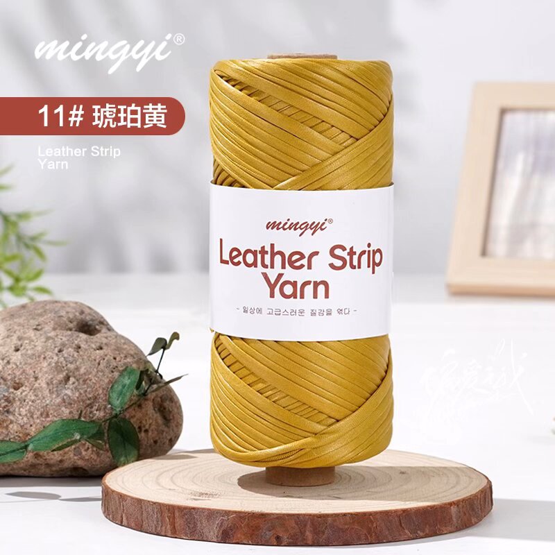Hilo de Cuero para Tejido, Tejido a Mano para Bolsos DIY