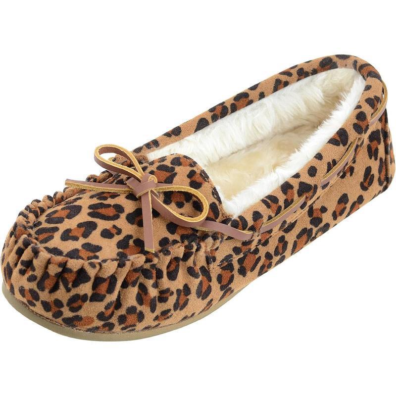 2025 New Cross-Border Dropshipping Women's Moccasin Slippers Suede Leather Indoor Outdoor Home