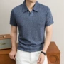 条纹跨境男士短袖毛衣
