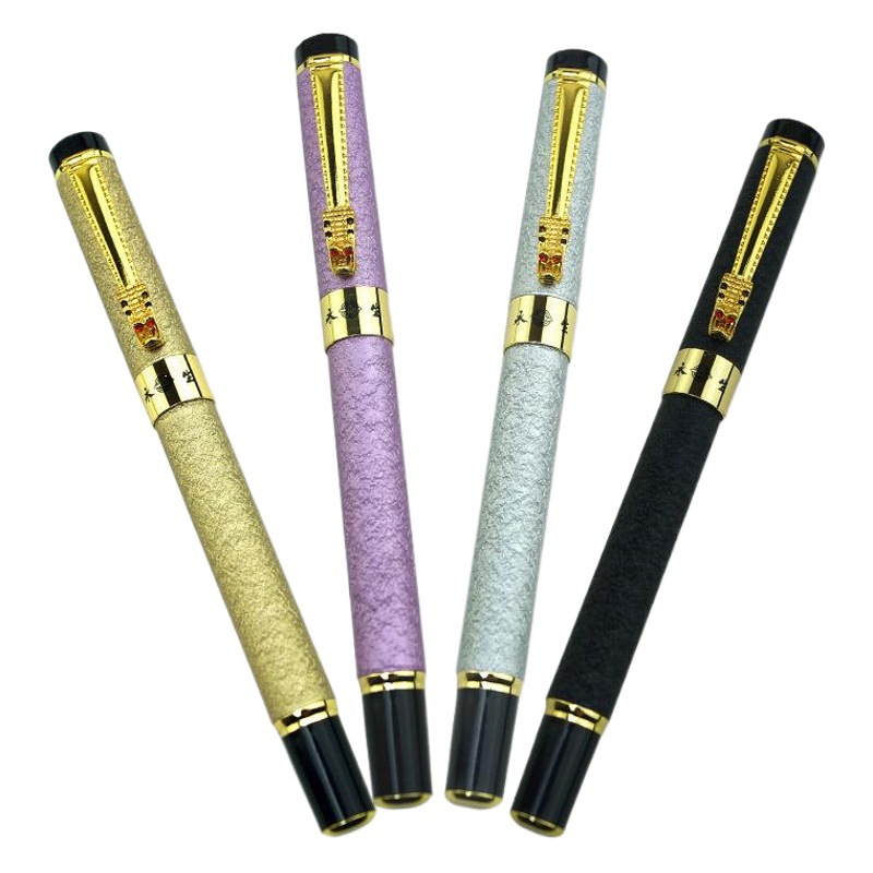 Auténtica pluma estilográfica Yongsheng con cabeza de dragón, multicolor, para oficina y contabilidad, con punta Jinming, logotipo disponible, descuentos por volumen. image 1