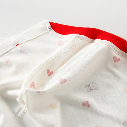 Baby jumpsuit, spring and summer baby clothes, baby type A pure cotton bag, children's boneless long-sleeved crawl suit