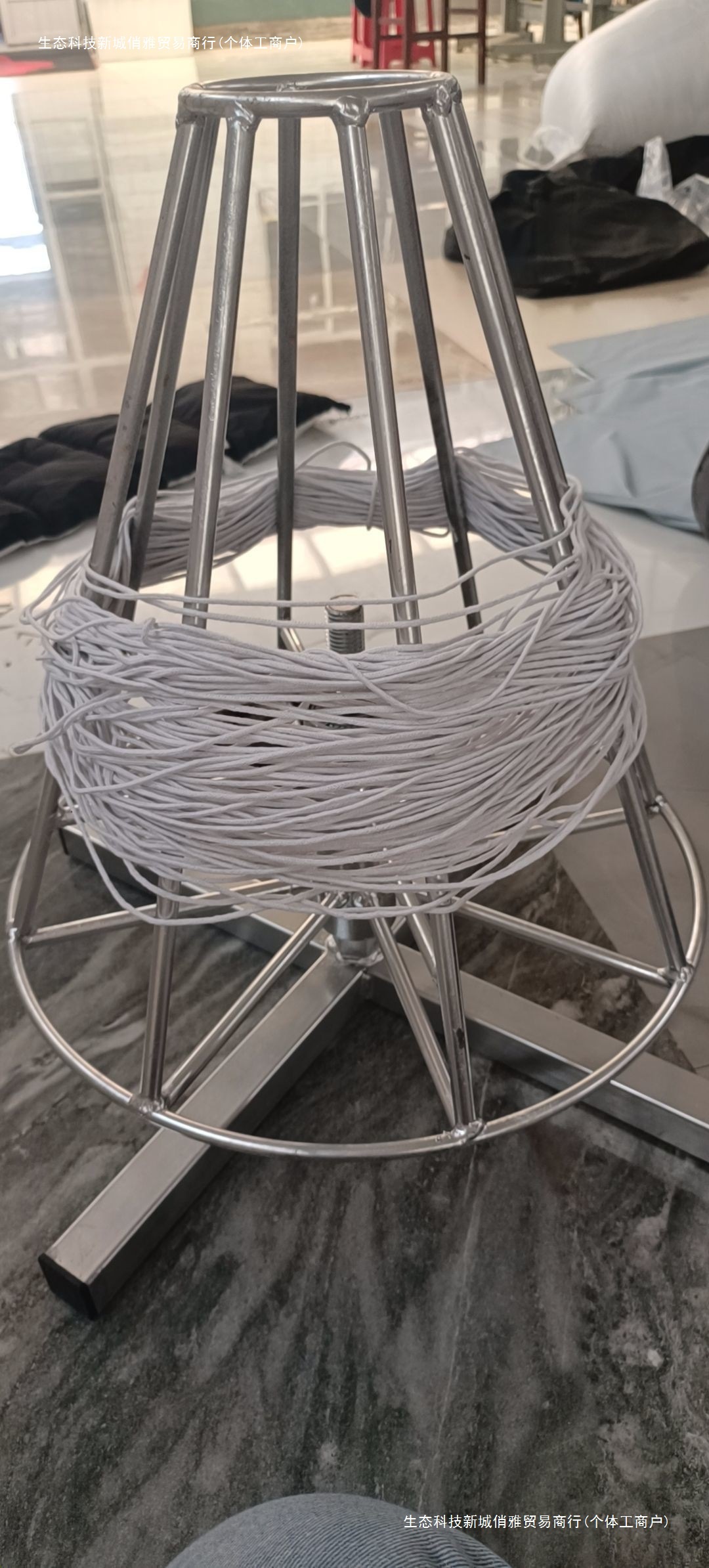 毛绒类放线盘放线架丝滑型放线仪拉锁架子线绳架子铁丝架子