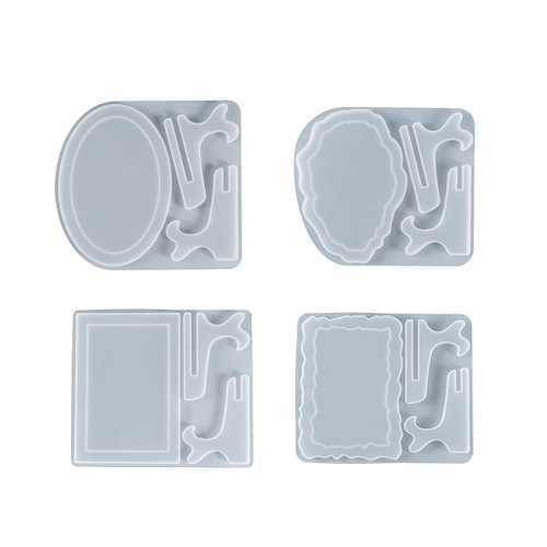 17 types of silicone photo frame molds for hand-made home photo frames, office photo stands, public ornaments, and table silicone molds