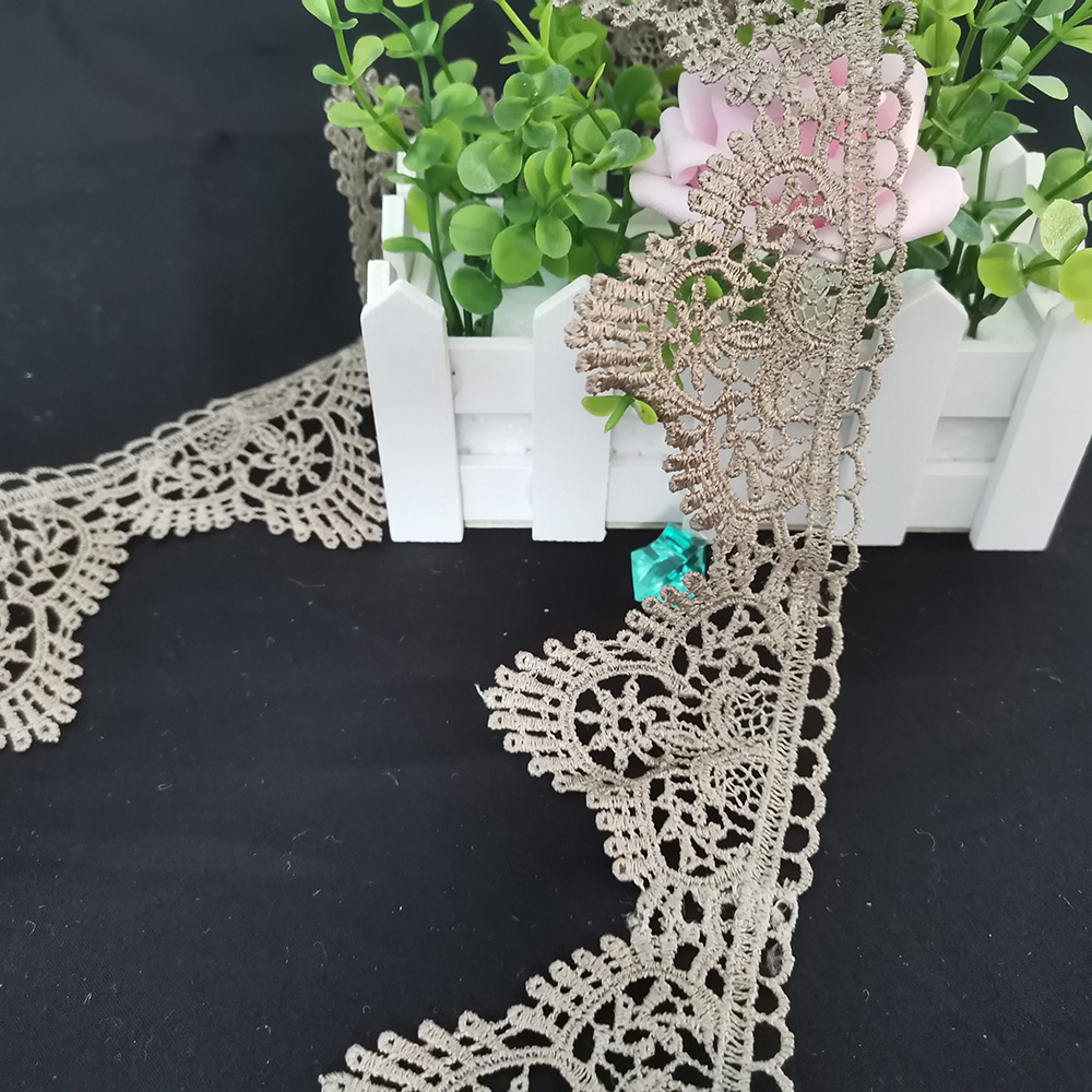 辅料 蕾丝 多色 镂空 水溶花边 库存现货批发　可剪裁