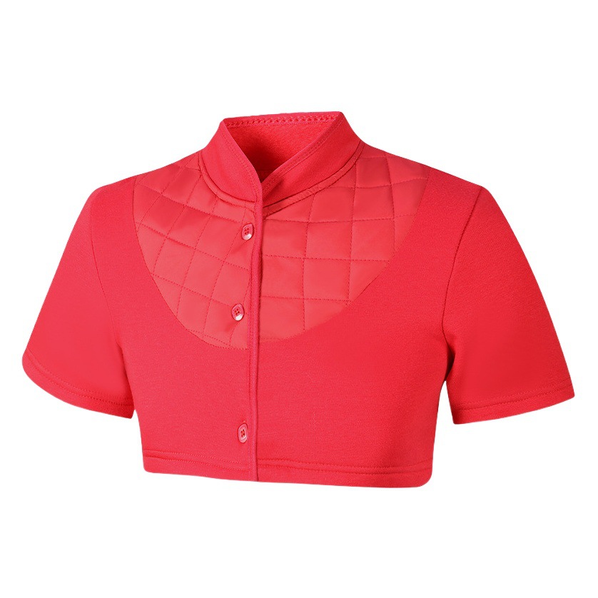 Warm Shoulder Protector with Feather Velvet for Sleeping, Anti-Cold Vest for Middle-Aged and Elderly, Three-Layer Wool with Added Fleece and Thickened Shoulder Protection