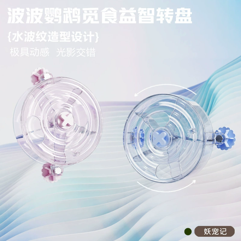 Малый и средний попугай кормушка вращающийся автоматический кормушка