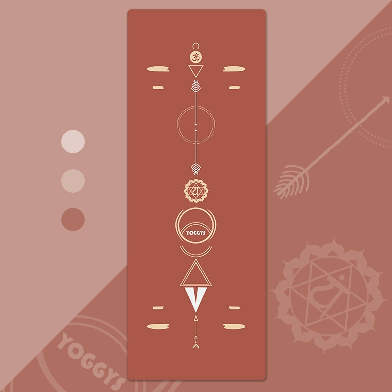 Складной портативный тонкий нескользящий коврик для йоги, ковер для домашнего использования