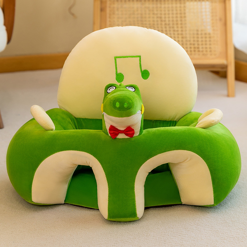 Nuevo asiento de aprendizaje de dinosaurios para bebés sofá conejo silla de seguridad para bebés anti-rolling al por mayor transfronterizo