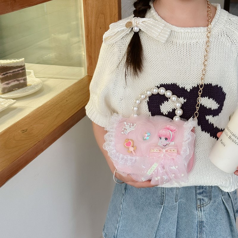 Nuevo 2025 bolso de aire extranjero para niños de moda de hombro niña caricatura encantadora niña pequeña bolsa de mochila princesa Aisha