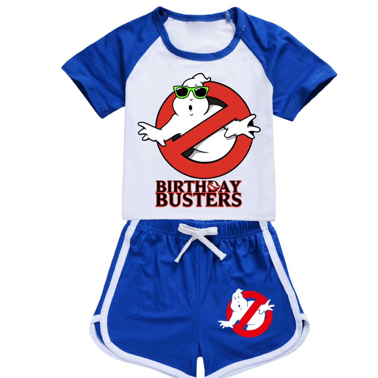 Ghstbusters100-170 Детский костюм с коротким рукавом и шортами 3301