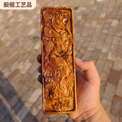 雷撃ナツメ木 魁星点斗定規 ハンドピース 木彫り工芸品 道教文化用品 トークン 雷撃木定規