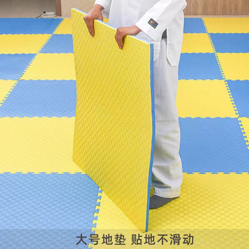 Source Factory Thickeneded Baby Bedroom Foam Mat Gymnastics Fitness Yoga Training Sponge Mat Eva Mat Non-Slip