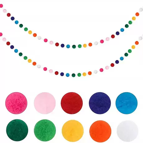 Hair ball string: 10 color hair ball