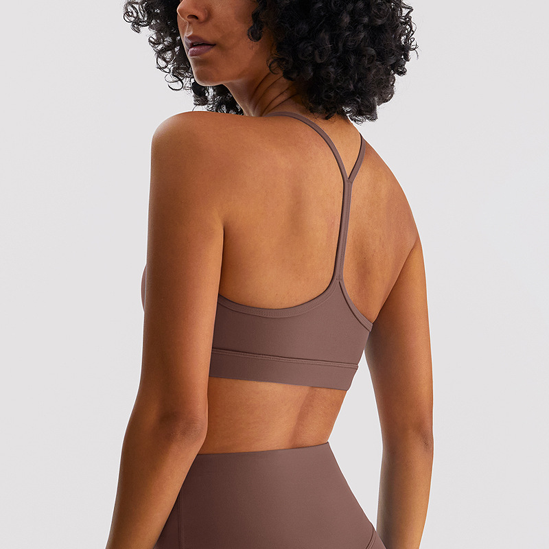 Nulrx nueva ropa de yoga desnudo chaleco pilates deportes ropa interior las mujeres sexy belleza espalda fitness sujetador yoga