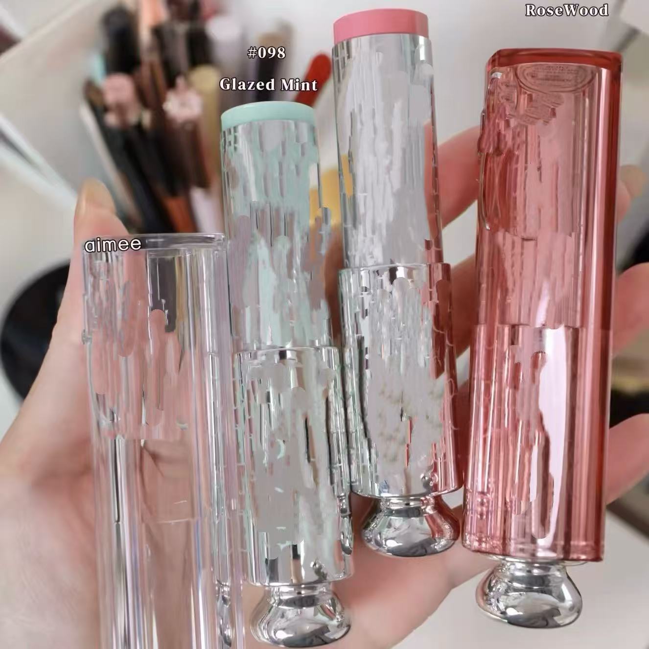 New Cross-Border Silver Series 2026 Summer Multi-Purpose Highlighter Stick 001/034/035/098