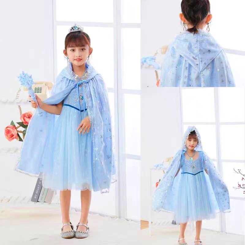 Varita mágica de princesa transfronteriza, princesa de hielo, sonido y luz, varita de hadas, niña, varita de hadas mágica, juguete luminoso para niños