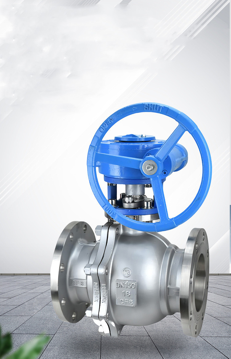 DN200 供应Q341F-16P、不锈钢涡轮球阀高压高温球软密封球阀