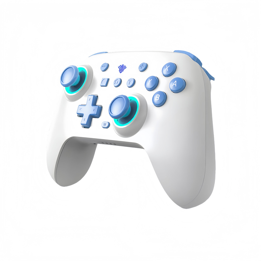 Control de Juego Inalámbrico Bluetooth Plus de ABS con Efecto Hall y Vibración para Switch, PC, iOS y Android image 6