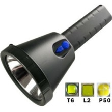 新款强光手电P50手电筒 手持式探照灯LED充电T6 L2大功率白光