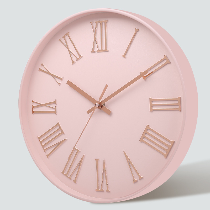 [12 pulgadas 30cm] Reloj de pared mudo moda creativa hogar sala de estar estéreo digital simple reloj al por mayor